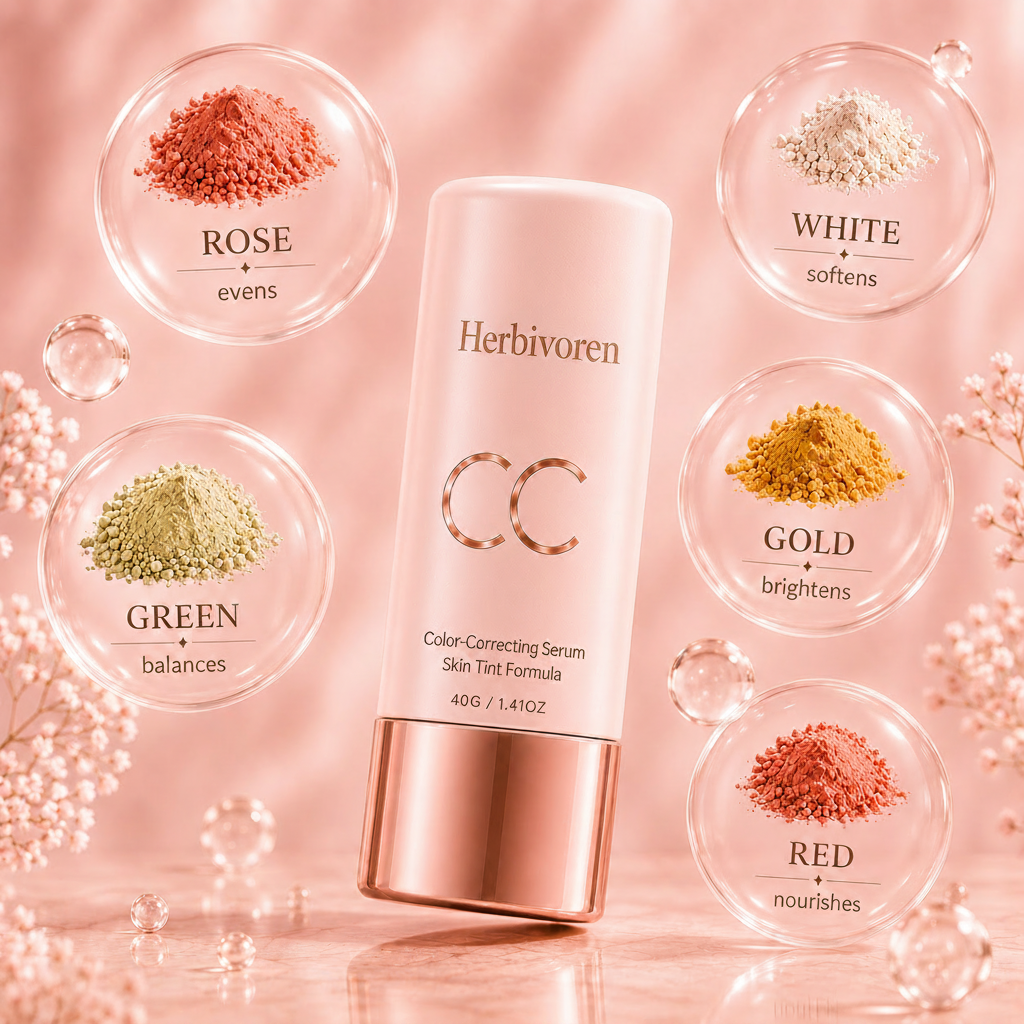 Last Day Buy1 Get 1 Free❤️ Herbivoren Skin-PerfectingCC Serum-Cream