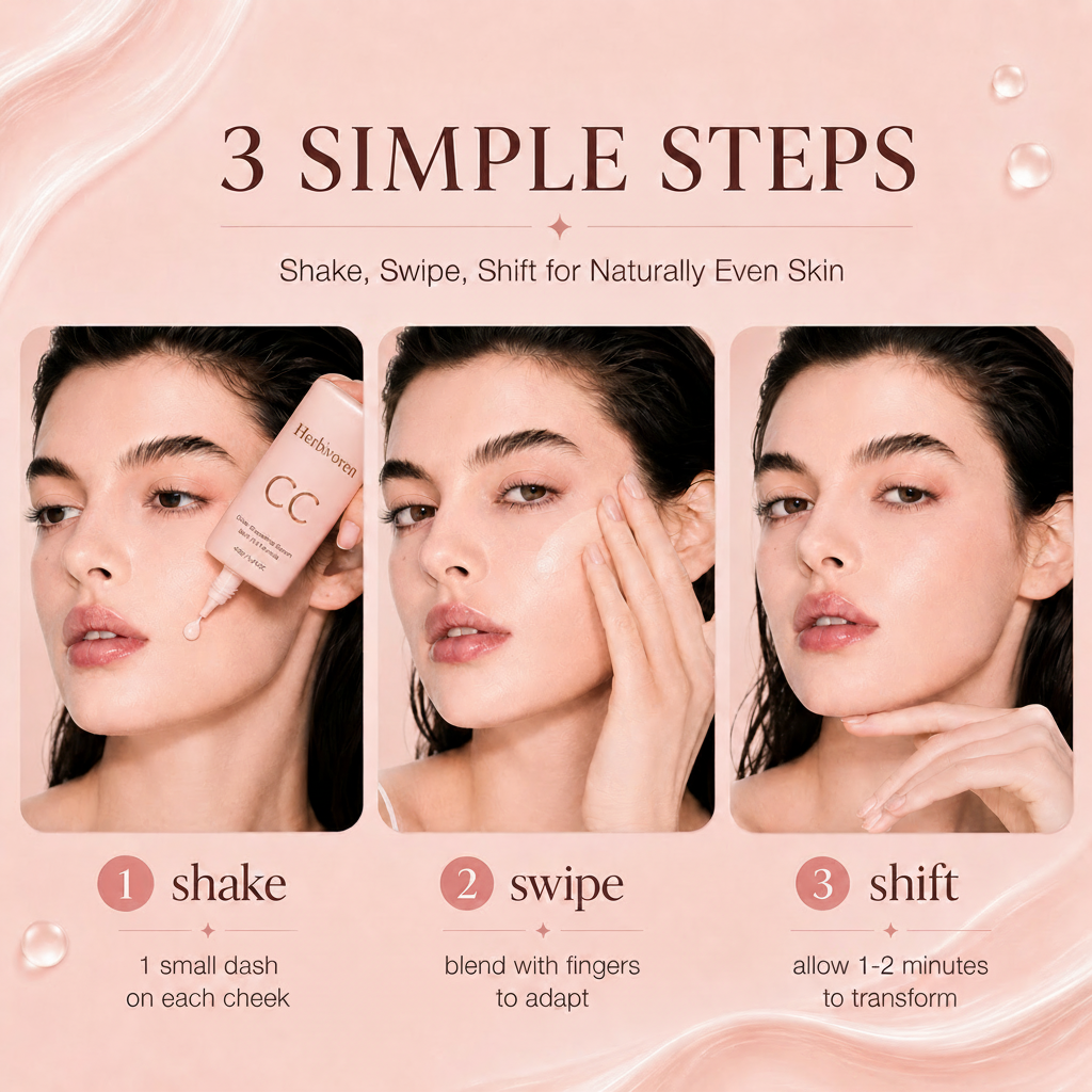 Last Day Buy1 Get 1 Free❤️ Herbivoren Skin-PerfectingCC Serum-Cream