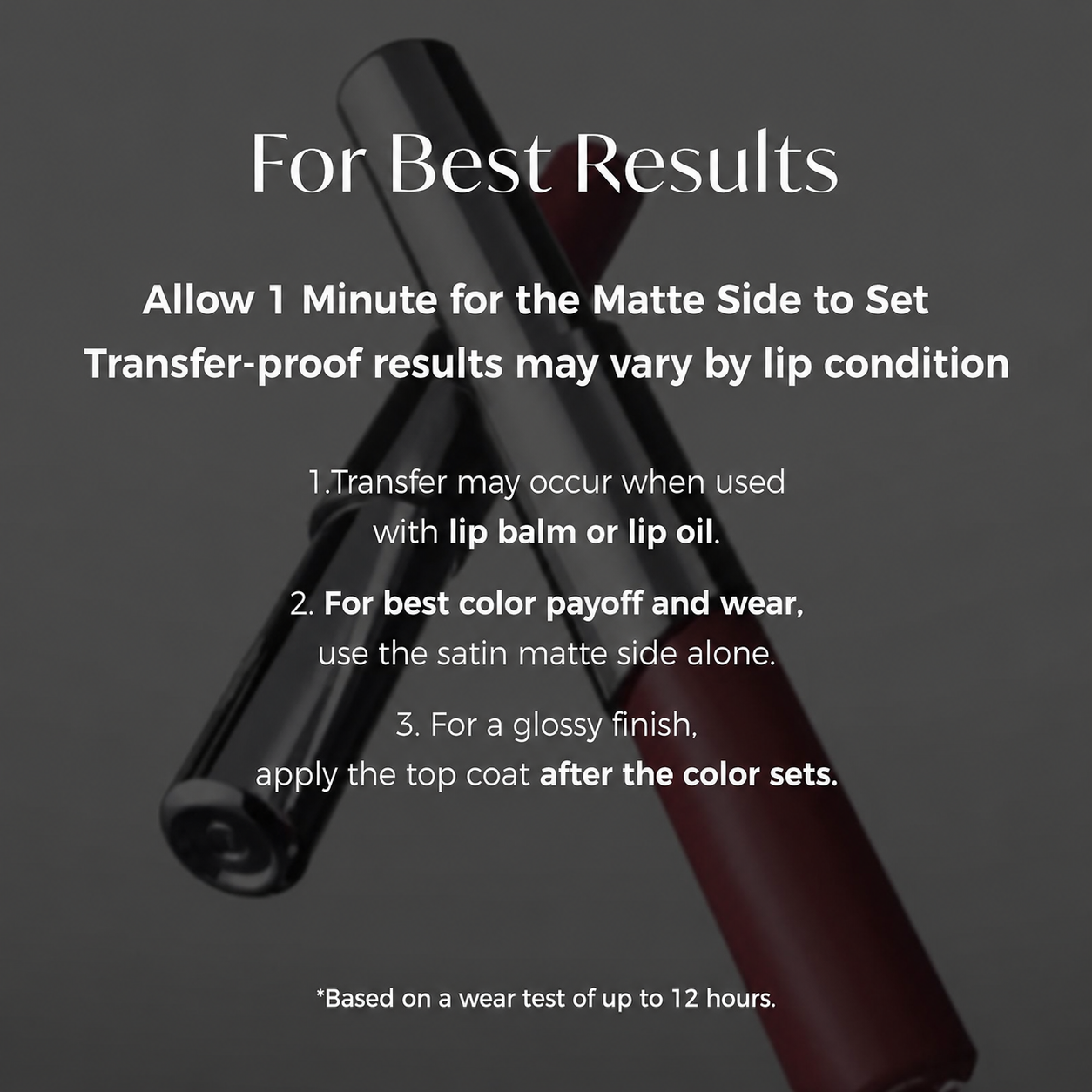 Herbivoren Dual-Tone Dual-Ended Liquid Lipstick, Matte & Gloss Two-Tip Lip Color